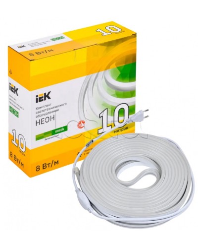Комплект DIY (2835G120-8-IP65-220В 10м + др.) IEK (LSR5-G-120-65-2-10-S0) в Белгороде Источники света(Лампы) Pintop.ru