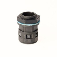 Монтажный комплект муфта труба-коробка DN 48 мм, М50х1,5, полиамид, цвет черный DKC PACM48M50N