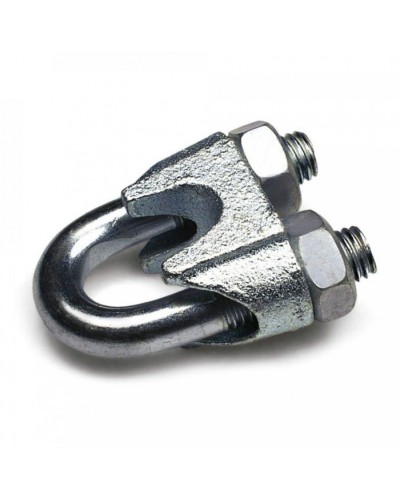 Зажим троса одинарный D6мм тип Слоник DIN 741 (100 шт/уп) Промрукав (PR08.3894) в Белгороде Держатели, клипсы, скобы Pintop.ru