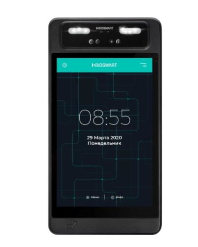 Терминал для биометрической идентификации по геометрии лица BioSmart QUASAR-MFR в Белгороде Контроллеры Pintop.ru