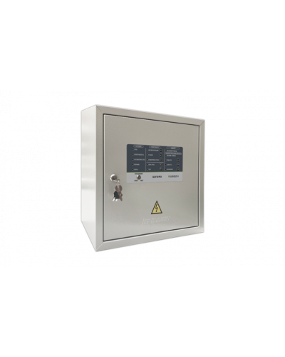 Шкаф управления адресный Рубеж ШУН/В-5,5-03-УПП-R3 IP54 в Белгороде Адресная система пожарной сигнализации РУБЕЖ Pintop.ru