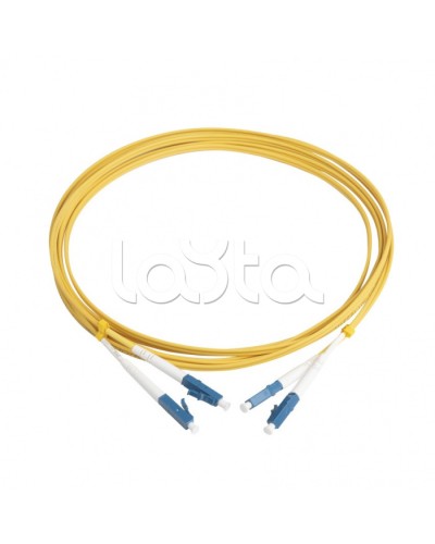 Патч-корд волоконно-оптический Hyperline FC-D2-9-LC/UR-LC/UR-H-3M-LSZH-YL в Белгороде Патч-корды оптические Pintop.ru