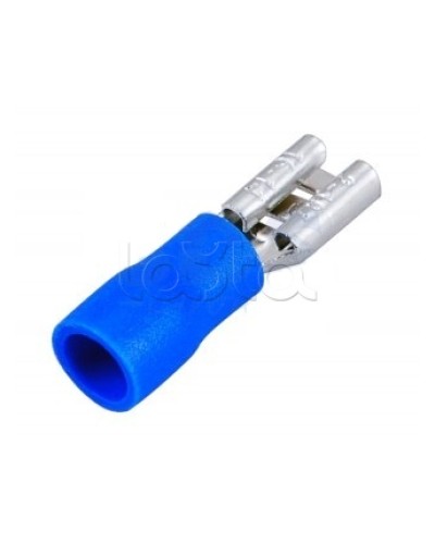 Клемма плоская изолированная 1.5-2.5 мм² (КПИ гнездо - 9мм) (100шт/уп) REXANT 08-0434 в Белгороде Клеммные колодки Pintop.ru