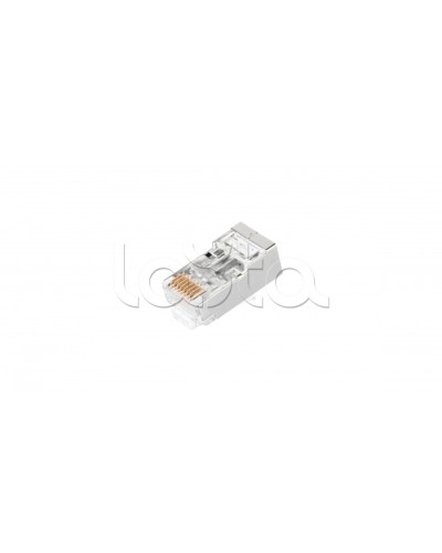 Коннектор NIKOMAX RJ45/8P8C под витую пару, Кат.5е (Класс D), уп-ка 100шт. (NMC-RJ88RZ50SD1-PT-100) в Белгороде Коннекторы и разъемы Pintop.ru