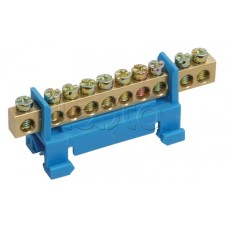 Шина нулевая с DIN-изолятором ШНИ-6x9-10-С-С IEK YNN10-69-10P-K07