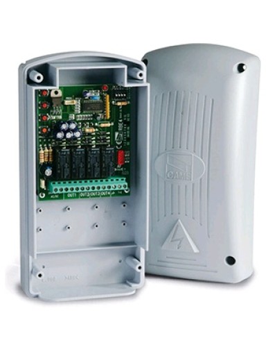 Внешний, двухчастотный, 4-канальный радиодекодер Came 806RV-0020 в Белгороде Запчасти для шлагбаумов и автоматики Pintop.ru