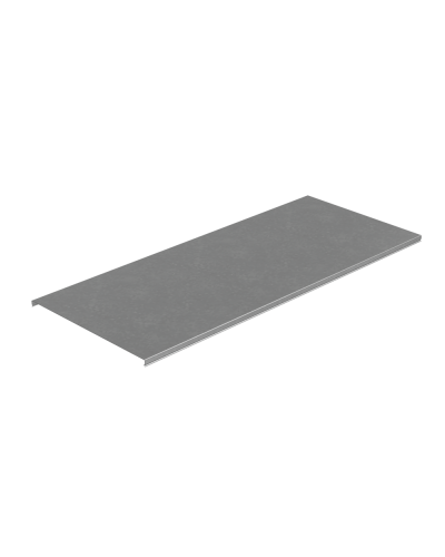 Крышка лотка 400х0,7 L2000 мм ПЛЮС INOX304 КМ-Профиль (KLplus400-0.7-2000 INOX304) в Белгороде Аксессуары для лотков Pintop.ru