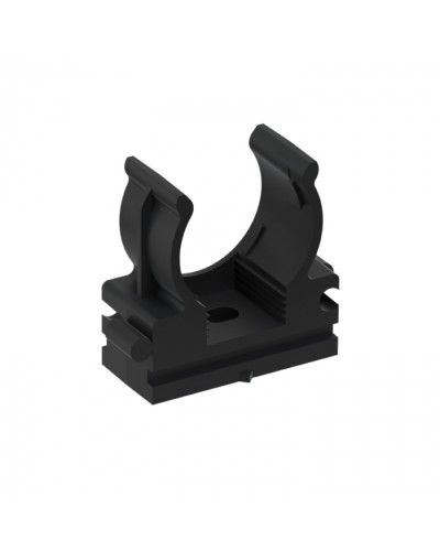 CFQ20 Держатель (клипса) для труб, для монтажного пистолета D20мм, цвет чёрный (10шт) Экопласт (41520-10BL) в Белгороде Держатели, клипсы, скобы Pintop.ru