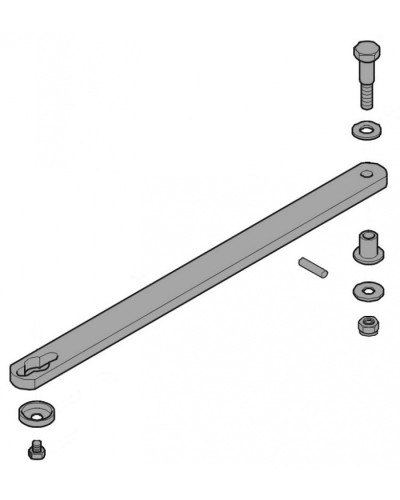 Рычаг прямой с креплением F7024N Came 119RID292 в Белгороде Запчасти для шлагбаумов и автоматики Pintop.ru