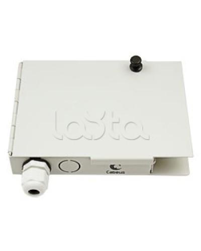 Бокс оптический настенный 19 на 4 SC/LC порта Cabeus JJT-4-SC в Белгороде Кросс оптический Pintop.ru