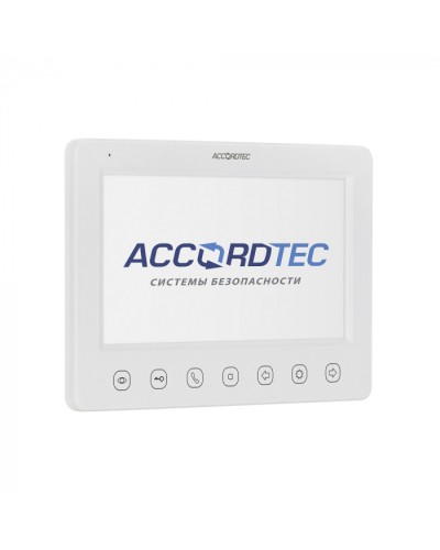 Монитор видеодомофон AccordTec AT-VD 751C/M/SD WH в Белгороде Абонентские IP устройства Pintop.ru