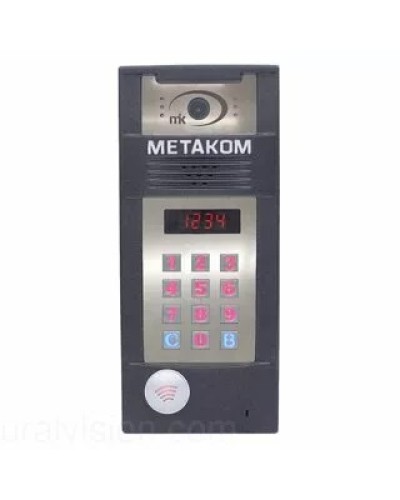 Многоабонентый антивандальный блок вызова со встроенной гибридной видеокамерой Метаком в Белгороде Блоки вызова многоабонентные Pintop.ru