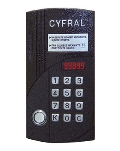 Блок вызова аудиодомофона на 20 абонентов Цифрал CCD-20/TC в Белгороде Блоки вызова многоабонентные Pintop.ru