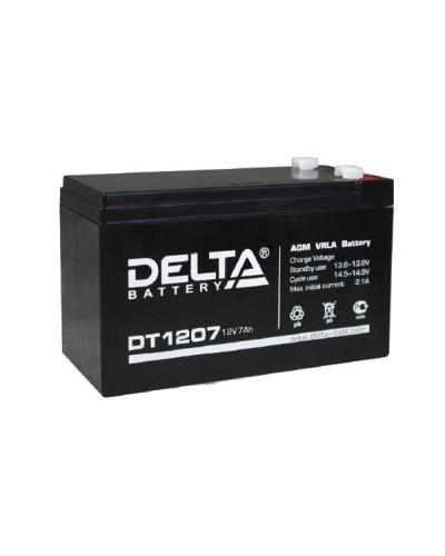 Аккумулятор свинцово-кислотный Delta DT 1207 в Белгороде Электротехническое оборудование Pintop.ru