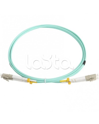 Патч-корд волоконно-оптический MM 50/125(OM3), LC-LC, duplex, LSZH, 2 м Hyperline FC-D2-503-LC/PR-LC/PR-H-2M-LSZH-AQ (FC-503-LC-LC-10G-2M) в Белгороде Патч-корды оптические Pintop.ru