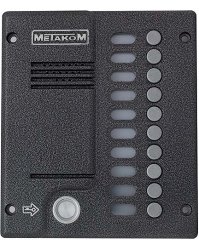 Блок вызова домофона Метаком MК10.2-TM4EVN в Белгороде Вызывные видеопанели малоабонентные Pintop.ru