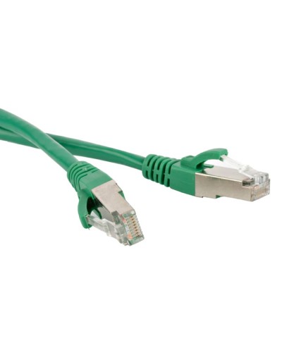 Патч-корд F/UTP Hyperline PC-LPM-STP-RJ45-RJ45-C6-1M-LSZH-GN в Белгороде Патчкорды (медные) Pintop.ru