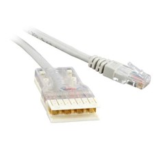 Патч-корд Hyperline PC-110-RJ45-4P-C5e-1M-LSZH-GY