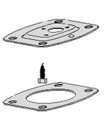 Монтажное основание стойки с анкерами DIR-L DIR-LNCame 119RIR146 в Белгороде Запчасти для шлагбаумов и автоматики Pintop.ru