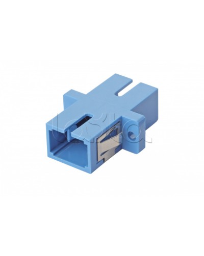 Оптический адаптер OS2, симплекс SC, с фланцами, синий Eurolan (36A-S2-SC-02BU) в Белгороде Проходные адаптеры и розетки оптические Pintop.ru