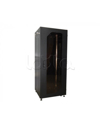 Шкаф телекоммуникационный Тромбон ТШ-386060Ч10 напольный 38U на 10 приборов в Белгороде Система оповещения и трансляции Pintop.ru