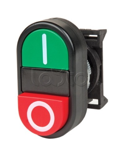 Кнопка двойная выпуклая с линзой для подсветки DKC ABFL в Белгороде Кнопки выхода Pintop.ru