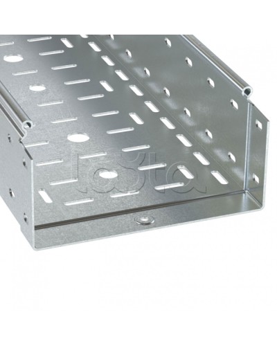 Лоток перфорированный 300х100 L=3000мм толщина 1.0мм горячеоцинкованный DKC 3534410HDZ в Белгороде Кабельные лотки Pintop.ru