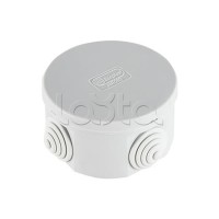 Экопласт JBR065 Коробка распред. о/п, D=65х35мм 4 вых., IP44 чёрный