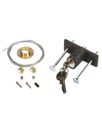 Замок дистанционной разблокировки потолочного привода с ключом №1 Faac 424591001 в Белгороде Запчасти для шлагбаумов и автоматики Pintop.ru