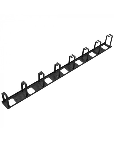 Вертикальный органайзер 755 мм, 8 металлических колец LANMASTER (LAN-ORV-17U-8MR) в Белгороде Кабельные органайзеры Pintop.ru