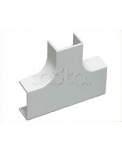 Угол Т-образный плавный стандарт TIA 40x25 мм Экопласт 72408R в Белгороде Аксессуары для кабель-канала Pintop.ru