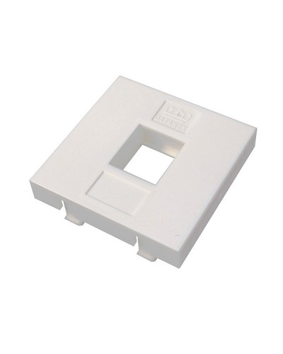 Адаптер Mosaic 45 х 45 мм для модуля Keystone, 1 порт, белый Datarex DR-5301 в Белгороде Коммутационные изделия Pintop.ru