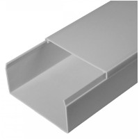 Кабель-канал серый RAL 7035 2-й замок в п/э 80х40 (30м/уп) Промрукав (PR03.0079)