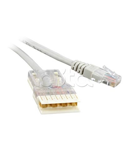 Патч-корд Hyperline PC-110-RJ45-4P-C5e-3M-LSZH-GY в Белгороде Патчкорды (медные) Pintop.ru
