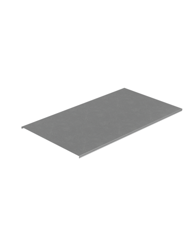 Крышка лотка 600х1,0 L2000 мм ПЛЮС HD85 КМ-профиль (KLplus600-1.0-2000 HD85) в Белгороде Аксессуары для лотков Pintop.ru