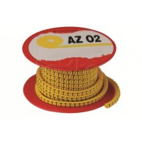 Колечко маркировочное 3, 2.5-4мм. черное на желтом DKC AZO303BY