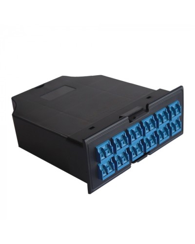 MPO кассета OS2, для LAN-FRM-PP-STP/1U, 24xLC, тип B, черная LANMASTER (LAN-FRM-IN-2MB-24LC/OS2) в Белгороде Патч-корды оптические Pintop.ru