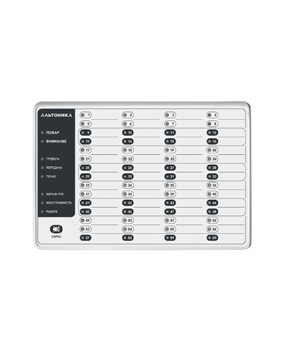 Блок индикации Альтоника Риф Стринг RS-201BVI в Белгороде Радиоканальные системы безопасности Pintop.ru
