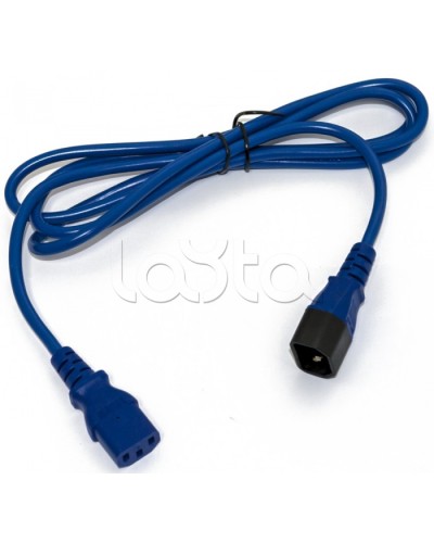 Кабель питания монитор-компьютер Hyperline PWC-IEC13-IEC14-3.0-BL в Белгороде Патч-корды и пигтейлы Pintop.ru