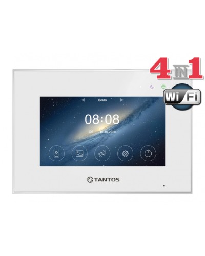 Монитор цветного видеодомофона Tantos Marilyn HD Wi-Fi IPS (White) в Белгороде Абонентские видеоустройства Pintop.ru