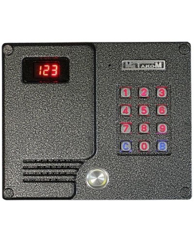 Многоабонентный антивандальный блок вызова Метаком МК2007-ТМЕ в Белгороде Блоки вызова многоабонентные Pintop.ru