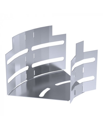 Угол горизонтальный изменяемый 0-45 градусов Стандарт INOX (AISI 316) 100х80 Промрукав (PR16.3615) в Белгороде Аксессуары для лотков Pintop.ru