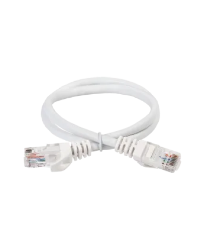 PC08-C5EU-1M ITK Коммутационный шнур (патч-корд) кат.5E UTP 1м белый в Белгороде Патчкорды (медные) Pintop.ru