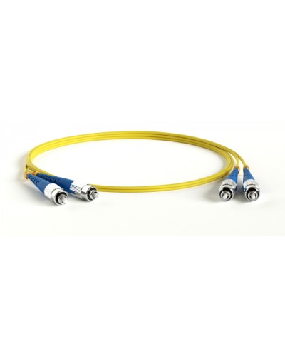 Патч-корд волоконно-оптический Hyperline FC-D2-9-FC/UR-ST/UR-H-1M-LSZH-YL в Белгороде Патч-корды оптические Pintop.ru
