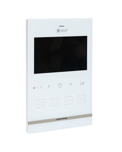 Видеодомофон IPV-01 бел. 4TFT 4пр. 2 канала IP20 EKF (int-ipv-01) в Белгороде Абонентские видеоустройства Pintop.ru