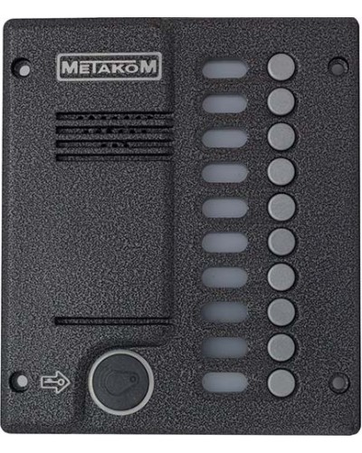 Блок вызова домофона Метаком MК10.2-MFE в Белгороде Вызывные аудиопанели малоабонентные Pintop.ru