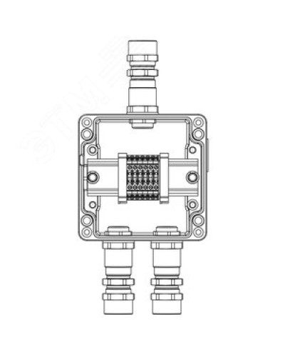 TBE-A-12-(6xCBC.2)-2xKA2MHK(A)-1xKA2MHK(C)1Ex e IIC Т5 Gb / Ex tb IIIC T95°C Db IP66 DKC (1201.121.22.121B) в Белгороде Комутационные взрывозащищенные коробки Pintop.ru