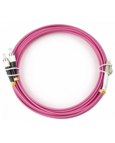 Шнур оптический duplex LC-FC 50/125 mm OM4 10м LSZH Cabeus FOP-50-OM4-LC-FC-10m в Белгороде Патч-корды оптические Pintop.ru