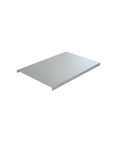 Крышка на вертикальный Т-ответвитель переходник 400-300 мм с разворотом трассы на 90 гр. (нижняя часть меньше исходной) КМ-Профиль (KTDPS90-400-300) в Белгороде Аксессуары для лотков Pintop.ru