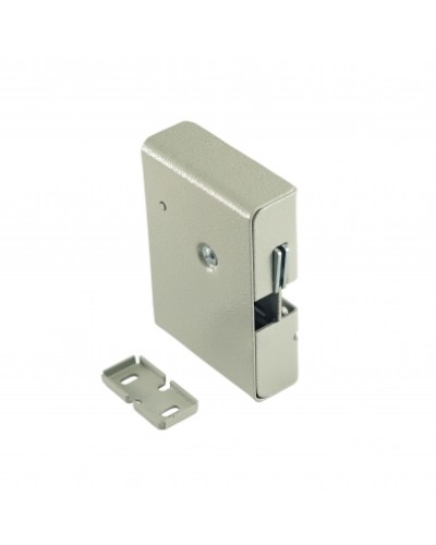 Замок электромеханический с толкателем и датчиком положения двери Promix-SM308.10.1 (серебро) в Белгороде Электромеханические замки Pintop.ru